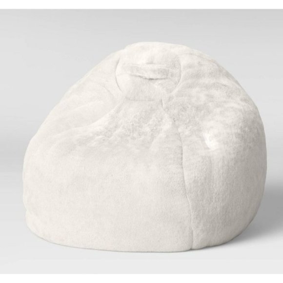 Pillowfort Other Pillowfort Fuzzy Fur Bean Bag Cream Poshmark